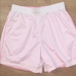 pink nike shorts